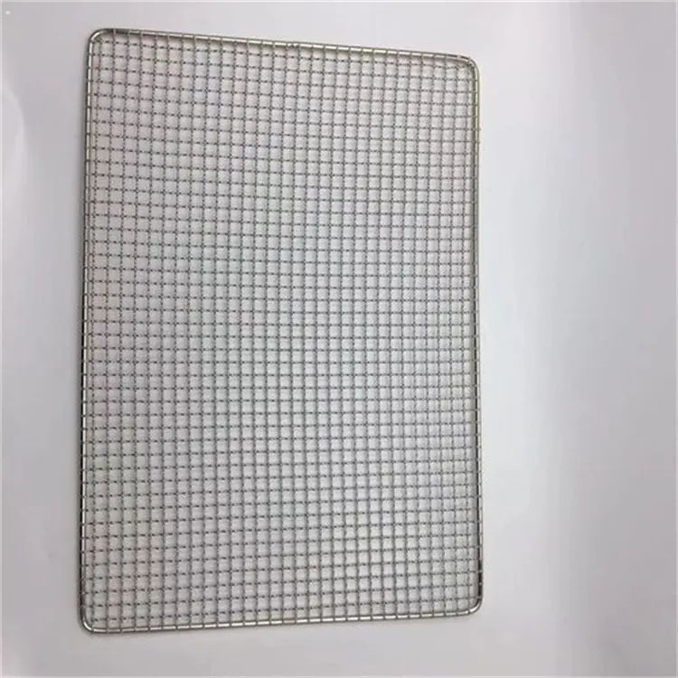 stainless steel metal mesh tray drying food tray S/S cooling grid baking tray and rack