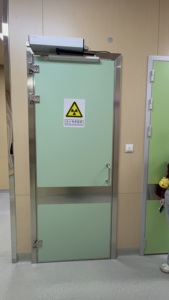 Porte automatique industrielle de haute qualité, blindée contre les radiations, pour salle de <span class=keywords><strong>radiologie</strong></span> / <span class=keywords><strong>médecine</strong></span> nucléaire / IRM - Product Image 5