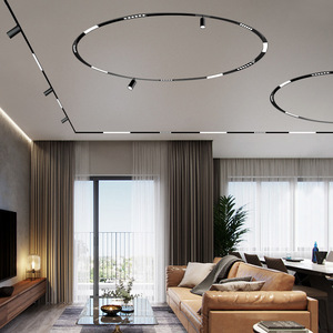 Luz de Techo LED Magnética Lineal Ultrafina de Superficie, 6W/12W/18W, Regulable, 6000K Luz Diurna, CRI90, 24/36 Vías - Product Image 5