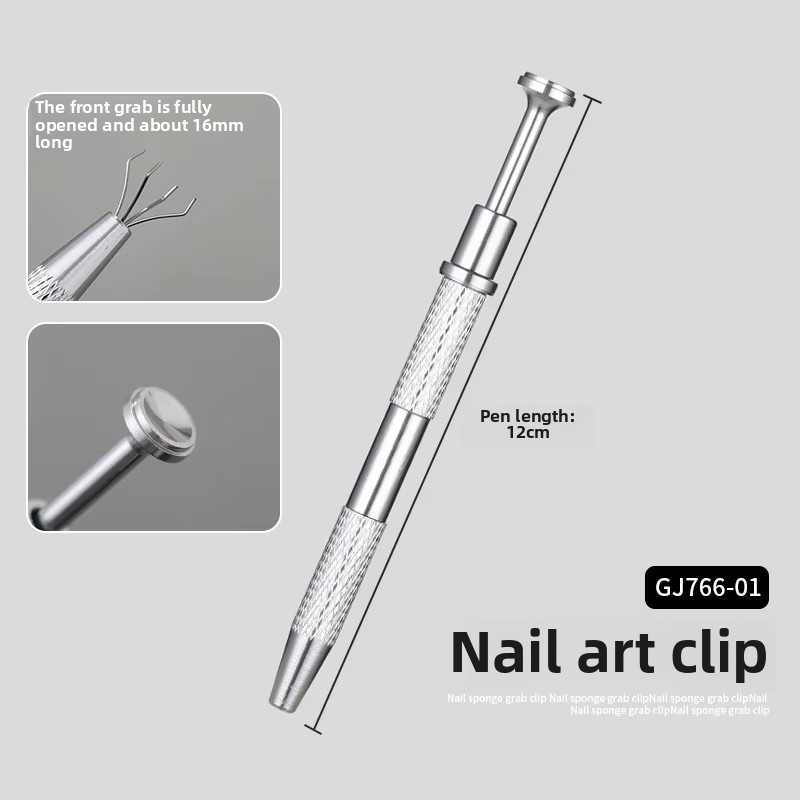 Pinza para decoración de uñas 12cm
