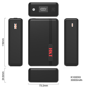 12V 3A USB ชาร์จแบตเตอรี่ DC เอาท์พุท20000 mAh 30000mAh ธนาคารพลังงานสำหรับอุ่นแจ็คเก็ตแผ่นค<span class=keywords><strong>ว</strong></span>ามร้อนไฟฟ้า - Product Image 2