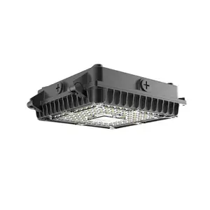 IP65 주차장 갱도 창고 주유소 천장에 의하여 거치되는 제품을 위한 알루미늄 LED 닫집 빛
