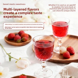 Vin Doux à la <span class=keywords><strong>Fraise</strong></span> Moscato |   Vin polyvalent <span class=keywords><strong>de</strong></span> 750 ml pour desserts, fêtes et mélanges personnalisés - Product Image 5