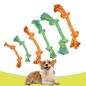 Grosir mainan tali katun peliharaan pabrik kami, termasuk mereka untuk latihan ketahanan, membersihkan gigi dan anjing kunyah - Product Image 1