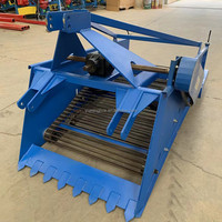 Machine de récolte de racines d'herbes à grande largeur pour tracteur agricole