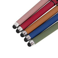 BECOL Vente en gros Stylo signature haut de gamme Stylo encre gel multifonction Logo personnalisé Stylo gel en plastique avec stylet et support pour téléphone
