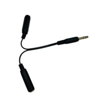Câble audio stéréo TRS 1/4 de haute qualité 6,35 mm avec gaine en PVC, connecteurs mâle-femelle dorés, pour microphone, home cinéma, voiture, projecteur, ordinateur