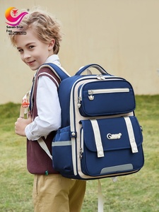 Besder儿童书包小学生背包舒适靠垫脊柱保护书包女生新来 - Product Image 3