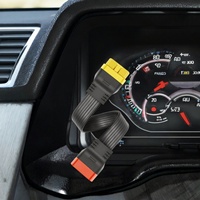 Câble d'extension plat OBD2 JFIND 16 broches de haute qualité, interface de diagnostic automobile complète, outil d'analyse du moteur