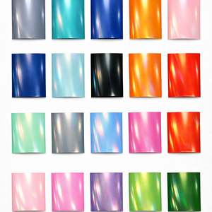 Farbenfrohe Professionelle PET PVC Laser-Farbwechsel-Vinylfolie Holographische Selbstklebende Wasserdichte Dekorative Autofolie - Product Image 1