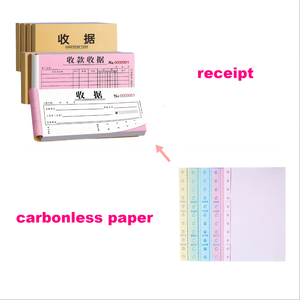 สมุดใบแจ้งหนี้/สมุดเช็คกระดาษ NCR เคลือบผิว ผลิตโดยโรงงานโดยตรง รองรับการพิมพ์ดิจิทัลกันน้ำ ขนาดตามสั่ง - Product Image 3