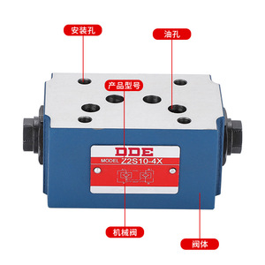 วาล์วตรวจสอบแรงดันไฮดรอลิกแบบนิวแมติก Dde Dade รุ่น Z2S6A วาล์วควบคุมแรงดันน้ำมันแบบเกลียวสำหรับแรงดันสูง - Product Image 2