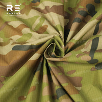 AMCU Camouflage 30D 320T Nylon Rip-stop Tissu complet mat mat léger pour vêtements et extérieur Down Proof WR + NIR