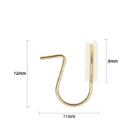 Véritable fil de pince d'oreille GF rond en Silicone rempli d'or 14K pour la recherche de bijoux bricolage faisant des boucles d'oreilles accessoires fermoirs
