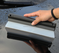 Cepillo Raspador de Silicona Integrado para Lavado de Coches, Limpiador de Paneles y Ventanas, Herramienta para Limpiar Vidrios