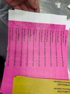 Proveedor Profesional de Pulseras de Papel Tyvek Impresas Digitalmente, Personalizadas en Color y Tamaño, Resistentes al Agua, para Música - Product Image 5