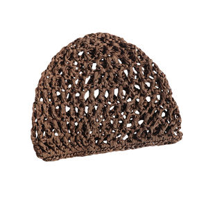 Gorros de malla unisex para el cabello, gorro de ganchillo, snood, gorro para dormir, turbante, envoltura para el cabello tejida a mano, para exteriores y playa - Product Image 4
