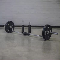 Barra de Sentadillas SK Safety, Barra de Acero para Levantamiento de Pesas, Equipo de Entrenamiento de Fuerza para Gimnasios Comerciales, Clubes de Fitness, Fábrica China, OEM, ODM