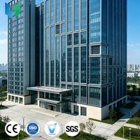 Sint Maarten Real Project Case Bâtiment de bureaux multi-étages et structure sportive à structure en acier résistant aux ouragans, pour île tropicale 121+