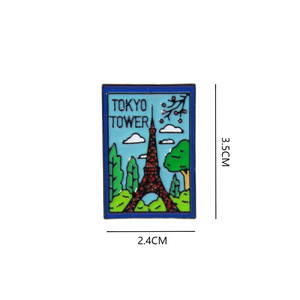Kim Loại Nổi Tiếng Thế Giới Danh lam thắng cảnh Bản Đồ Ve Áo <span class=keywords><strong>Pin</strong></span> Huy Hiệu Phim Hoạt Hình Trâm Quà Tặng Du Lịch Những Người Yêu Thích Quả Cầu Men <span class=keywords><strong>Pin</strong></span> Cho Túi Quần Áo - Product Image 4
