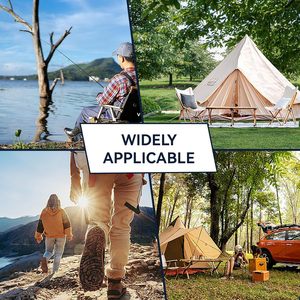 ALECTER Panneaux solaires pliables 30W Chargeur portable Sortie 5V Étanche IP65 Efficacité 18,5% Smartphone Tablette Ordinateur portable Appareil photo - Product Image 5