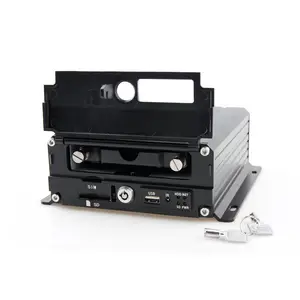 8CH Hard Disk MDVR dan kartu Sd 8 Channel DVR seluler mendukung mikrofon bicara dua arah protokol RS485 RS232