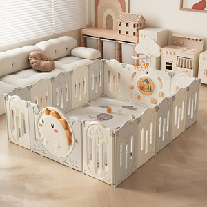 Corralito Plegable Portátil para Bebés con Tapete, Área de Juego Segura para Bebés, Niños Pequeños y Niños, Uso en Interiores del Hogar - Product Image 6