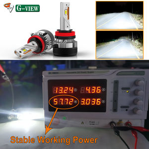 Gview G12 OEM LED faro bombilla H1 H3 H4 H7 H8 H11 LED coche bombilla H16 9005 9006 9012 lámpara LED automotriz 6000K coche LED faros - Product Image 2