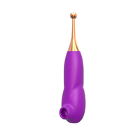 Vibrateur à succion 12 modes de succion 12 modes de vibration 100% étanche Rechargeable par USB magnétique Silicone Masseur pour femmes