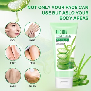 <span class=keywords><strong>Gel</strong></span> <span class=keywords><strong>Exfoliant</strong></span> Purifiant Visage à l'<span class=keywords><strong>Aloe</strong></span> Vera Naturel, Soin Apaisant et Nettoyant des Pores - Product Image 6