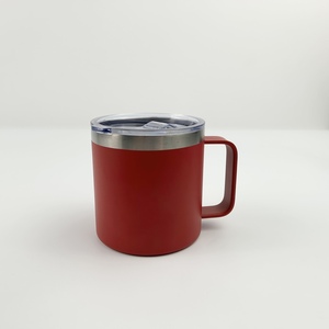 Wholesale 12/14oz Custom Insulated Coffee Mug 304 Stainless Steel <b>Double</b> <b>Wall</b> Thermos Travel Vacuum Tumbler Handle Customized - Product Image 5