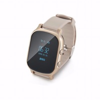 Montre sos à boutons, avec application gratuite, gps, WIFI, LBS, batterie 500mah, alarme de geofree, pour personnes âgées