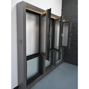 Fenêtres en aluminium à rupture de pont thermique, noires et colorées, standard nord-américain, en promotion – Fenêtres oscillo-battantes en aluminium - Product Image 2