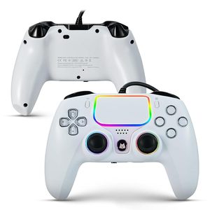 For Ps 5 <b>Wired</b> Gamepad Compatible with the P S4/PC/p5 Console Platform Gamepad Somatosensory Gaming Hall Trigger Joystick - Product Image 1