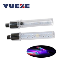Lumières de vélo 1 pièce, capuchon de valve de roue de vélo LED, lumière néon pour rayons, lampe clignotante, accessoires de vélo
