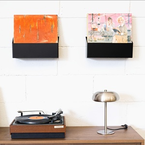 Étagère murale flottante personnalisée pour disques vinyles - Organisateur de rangement en fer durable - Étagère flottante pour disques vinyles/étagère murale pour disques - Product Image 3