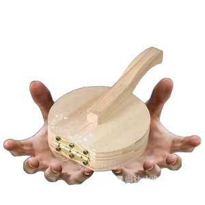 Wooden quick-press dumpling wrapper tool, household kitchen steamed bun wrapper, rice cracker, dough wrapper <b>mold</b>, solid wood - Product Image 1