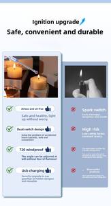 Dericsson Rechargeable Pulse Igniter Kitchen <b>Gas</b> <b>Stove</b> Lighter Customization Service Available - Product Image 4