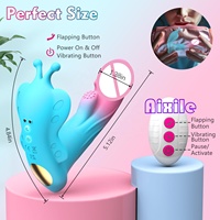 Vibrateur portable pour femme, jouet sexuel, vibrateur à commande à distance par application, vibrateur pour point G avec 10 modes de vibration et de battement, jouet pour adultes