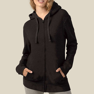 Sudadera con capucha de punto suave para mujer, transpirable, sin forro, de ajuste regular, estilo urbano, chaqueta de invierno, ropa exterior informal - Product Image 5