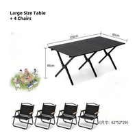 Chaise pliante d'extérieur Ensemble table et chaise en acier au carbone Chaise Clint Portable Camping Loisirs Ensemble de mobilier d'extérieur pliant