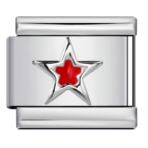 Componentes de Pulsera Modular con Dijes de Estrella de Acero Inoxidable, Colgantes de Moda Unisex - Product Image 3
