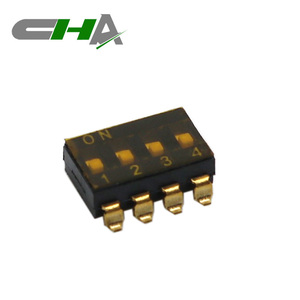 Interruptores DIP SMD de 1-12 Posiciones Serie CHA <span class=keywords><strong>CDM</strong></span>, Interruptor DIP Negro de <span class=keywords><strong>2</strong></span>.54MM - Product Image 3