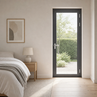Porte Patio pour Maison, Villa, Jardin, Hôtel, Extérieur – Porte d'Entrée en Aluminium Personnalisée avec Verre – Façade Moderne Résidentielle