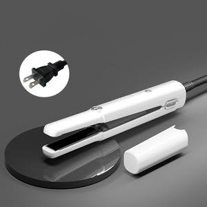 เครื่องยืดผมสำหรับผู้หญิง, เครื่องยืดผมพกพาปรับได้4อุณหภูมิป้องกันน้ำร้อนลวกลบฟังก์ชันแผ่นอลูมิเนียมนำไฟฟ้าสีขาว - Product Image 1