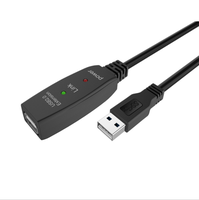 Câble d'extension USB de haute qualité 5M 10M 15M 20M 30M USB2.0 Répéteur actif Mâle vers Femelle Câbles longs avec amplificateur de signal