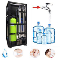 Système de purification d'eau RO 500 LPH, équipement de filtration d'eau par osmose inverse 250 L/H, adapté aux eaux de puits à haute teneur en TDS