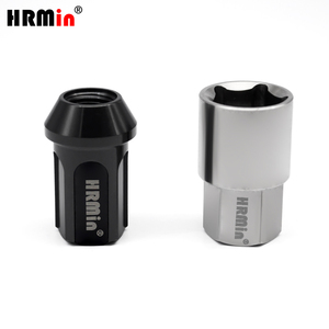 Écrous de roue <span class=keywords><strong>antivol</strong></span> HRMin Ti-6Al-4V M14X1.5X35 mm, accessoires de sécurité pour Tesla, Jaguar, VW, Audi, <span class=keywords><strong>Mercedes</strong></span> - Product Image 1