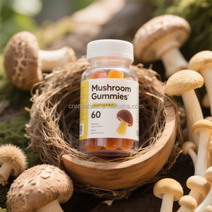 OEM/ODM Nootropic suplemen otak singa Mane Ashwagandha menghilangkan stres jamur Gummies - Product Image 1