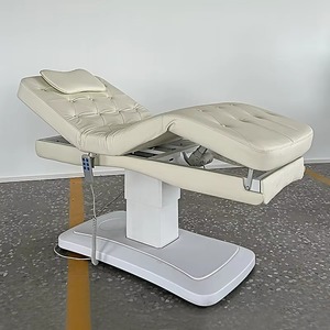 Luxury High Quality 3 Motor Electric Portable PVC Beauty Massage Bed Customizable Eyelash Bed for Beauty Salon School Hotel Use - Product Image 3
